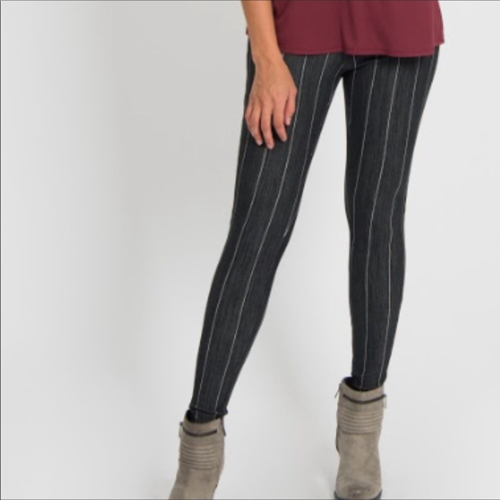 Agnes and Dora Pinstriped Jeggings